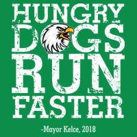 Hungry Dogs Run Faster Kids Sweatshirt