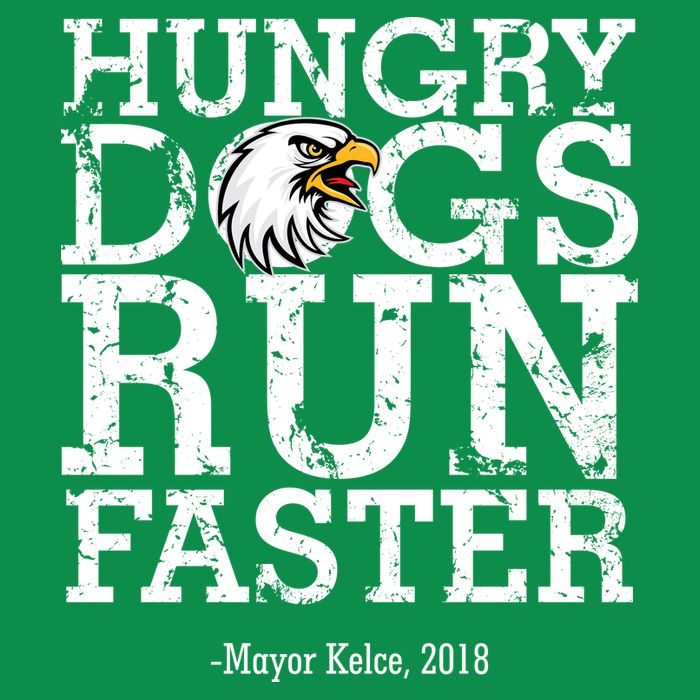 Hungry Dogs Run Faster Kids Sweatshirt