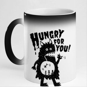 Hungry For You Monster 11oz Black Color Changing Mug