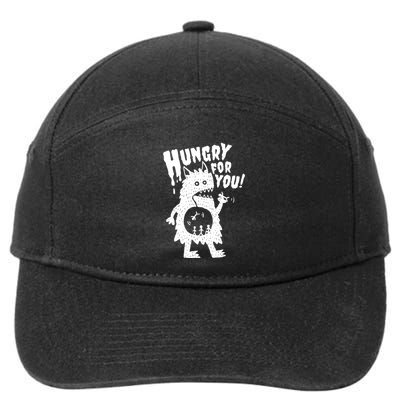 Hungry For You Monster 7-Panel Snapback Hat