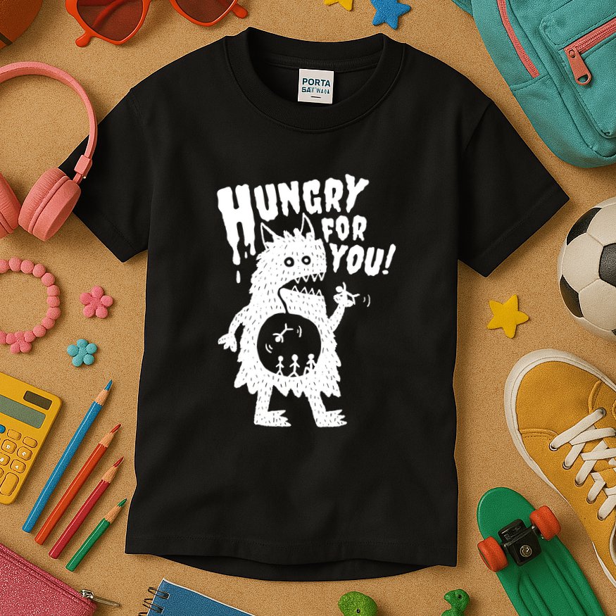 Hungry For You Monster Kids T-Shirt