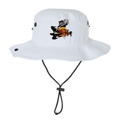 Hungry T-Rex Eating A Burger Legacy Cool Fit Booney Bucket Hat