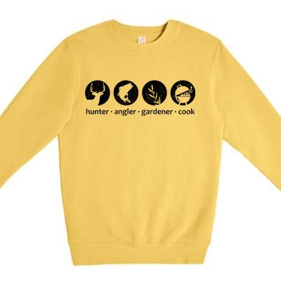 Hunter Angler Gardener Cook Premium Crewneck Sweatshirt