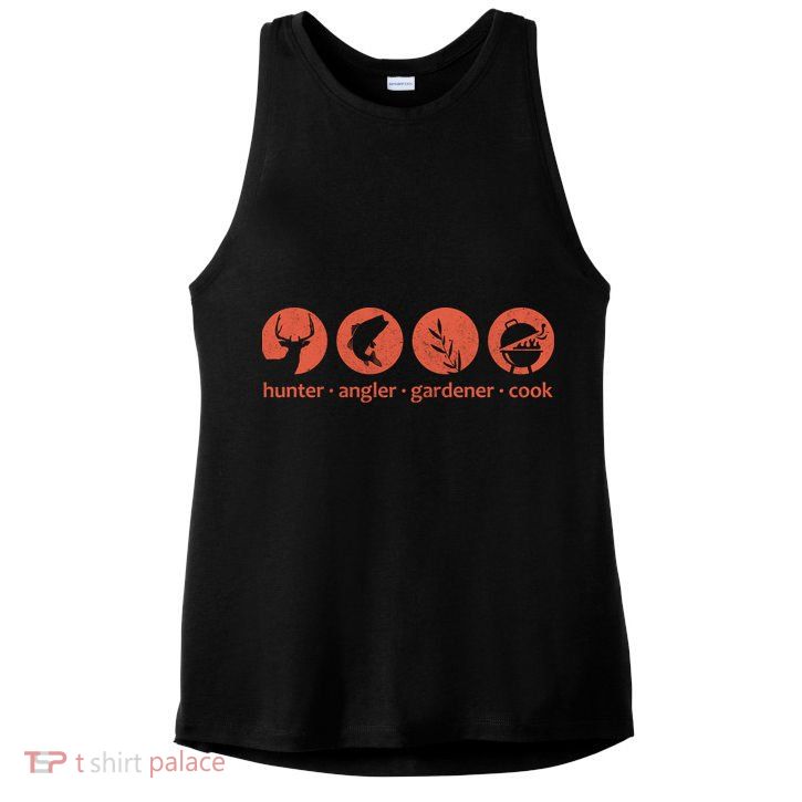 Hunter Angler Gardener Cook Ladies PosiCharge Tri-Blend Wicking Tank