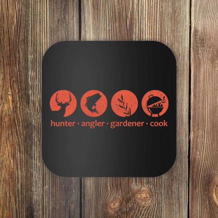 Hunter Angler Gardener Cook Coaster