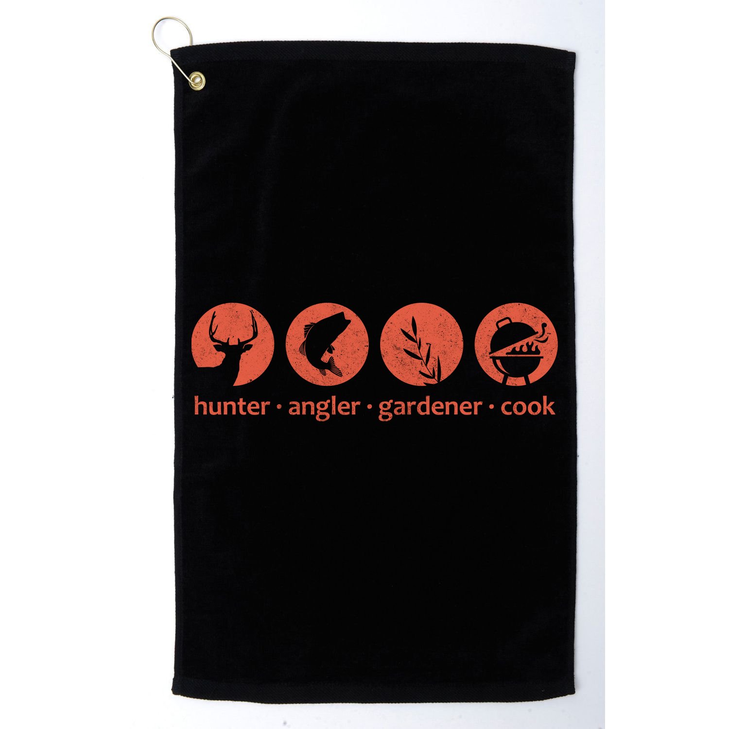 Hunter Angler Gardener Cook Golf Towel