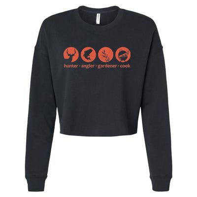 Hunter Angler Gardener Cook Cropped Pullover Crew