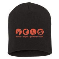 Hunter Angler Gardener Cook Short Acrylic Beanie