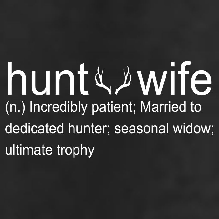 Hunter's Wife Funny Hunting 7 Panel Mesh Trucker Snapback Hat