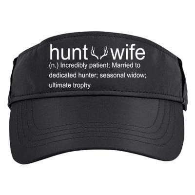 Hunter's Wife Funny Hunting Adult Drive Performance Visor