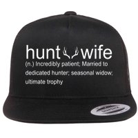 Hunter's Wife Funny Hunting Flat Bill Trucker Hat