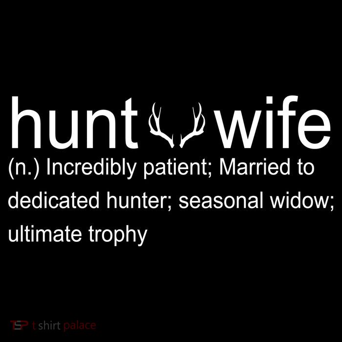 Hunter's Wife Funny Hunting Flatbill Hat