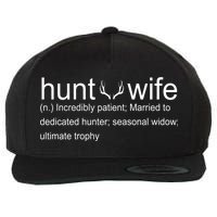 Hunter's Wife Funny Hunting Wool Snapback Cap