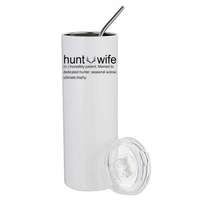 Hunter's Wife Funny Hunting Stainless Steel Tumbler