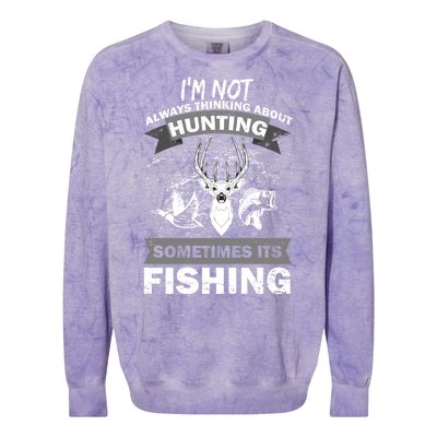 Hunting And Fishing Colorblast Crewneck Sweatshirt