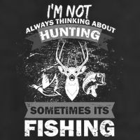 Hunting And Fishing 7 Panel Mesh Trucker Snapback Hat