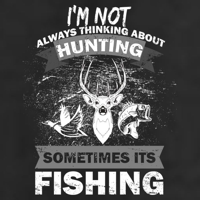 Hunting And Fishing 7 Panel Mesh Trucker Snapback Hat