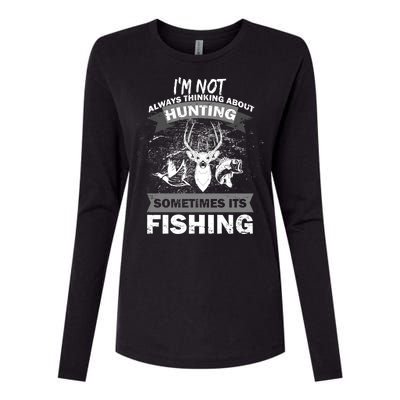 Hunting And Fishing Womens Cotton Relaxed Long Sleeve T-Shirt