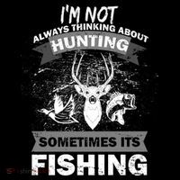 Hunting And Fishing Flat Bill Trucker Hat