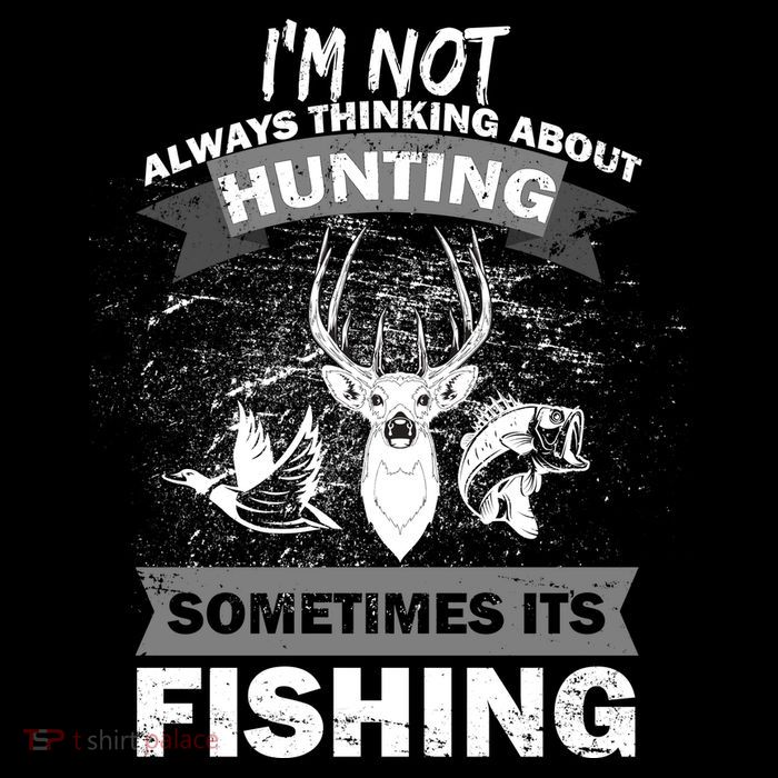 Hunting And Fishing Flat Bill Trucker Hat
