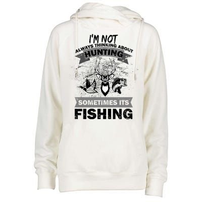 Hunting And Fishing Womens Funnel Neck Pullover Hood