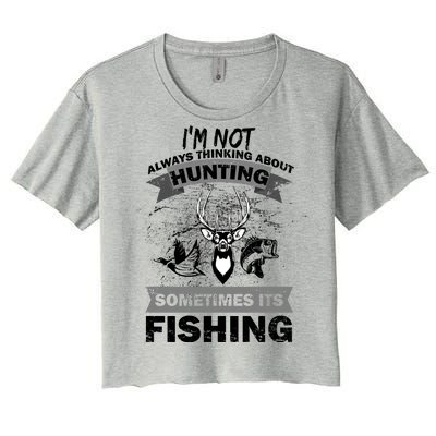 Hunting And Fishing Women's Crop Top Tee