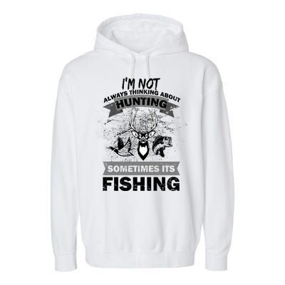 Hunting And Fishing Garment-Dyed Fleece Hoodie