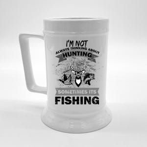 Hunting And Fishing Beer Stein