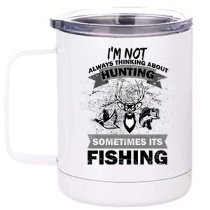 Hunting And Fishing 12 oz Stainless Steel Tumbler Cup