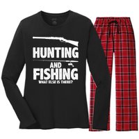 Hunting and Fishing What Else Is There Women's Long Sleeve Flannel Pajama Set 