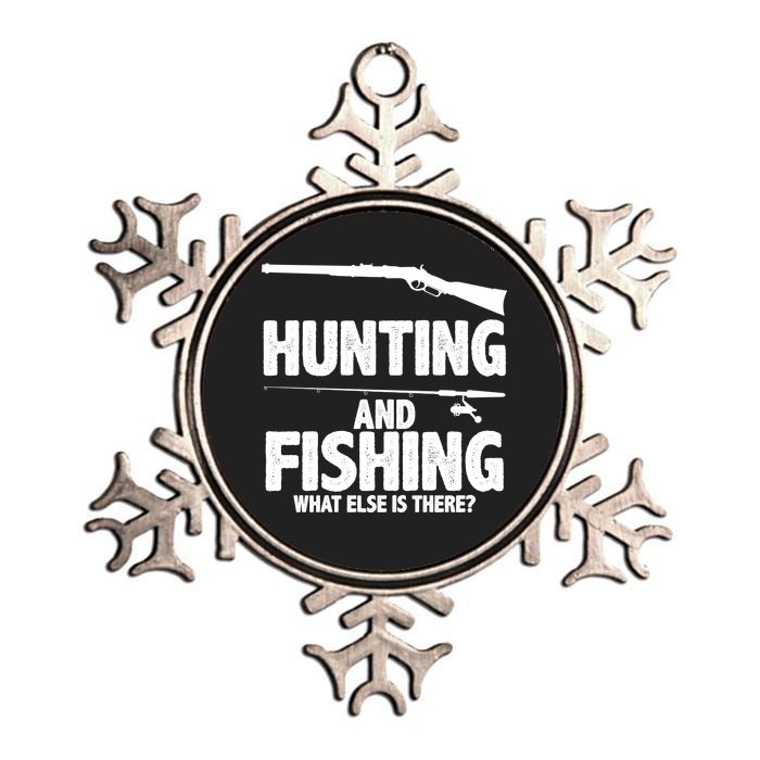 Hunting and Fishing What Else Is There Metallic Star Ornament