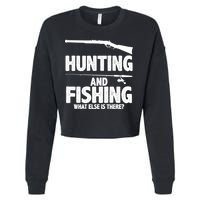 Hunting and Fishing What Else Is There Cropped Pullover Crew