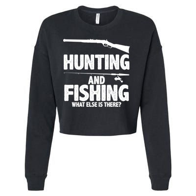 Hunting and Fishing What Else Is There Cropped Pullover Crew