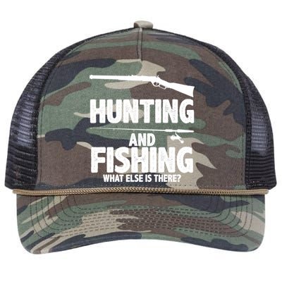 Hunting and Fishing What Else Is There Retro Rope Trucker Hat Cap