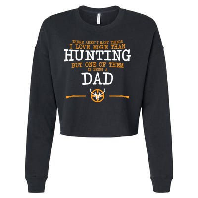 Hunting Dad Cropped Pullover Crew