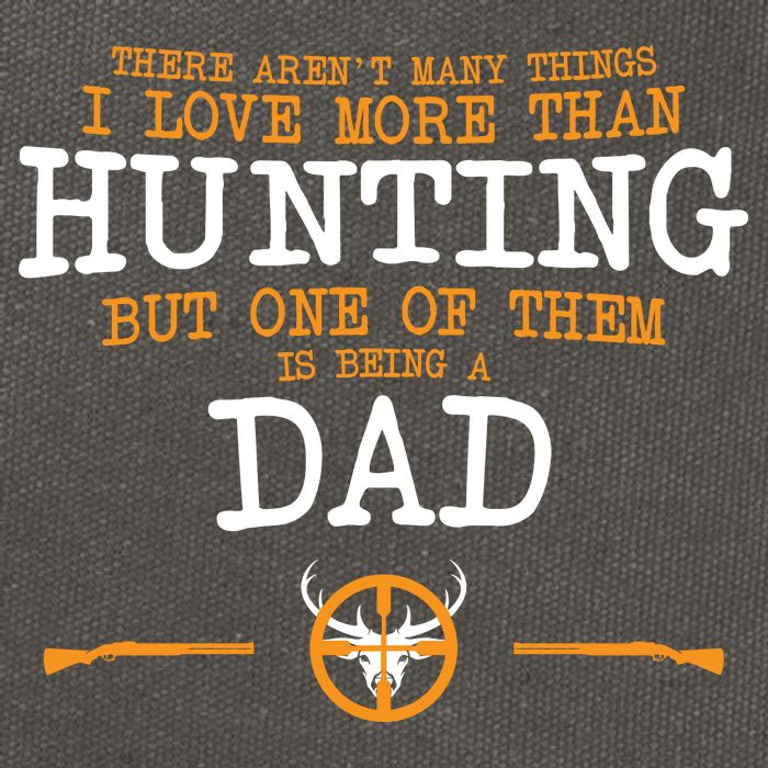 Hunting Dad Cotton Canvas Backpack