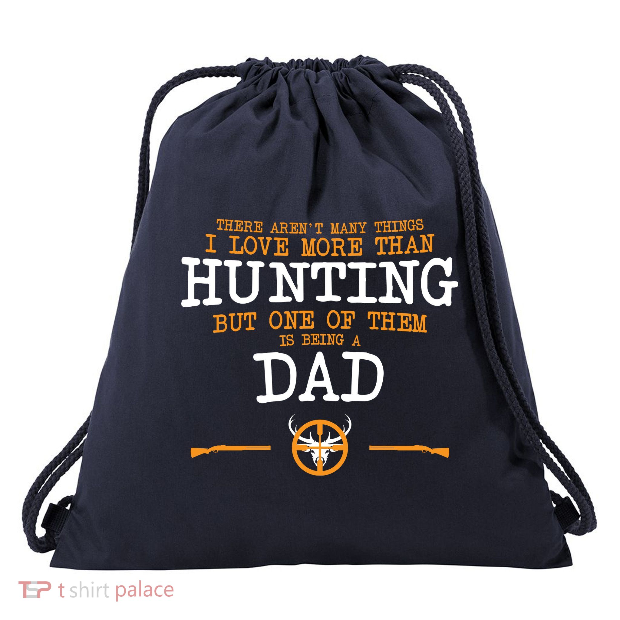 Hunting Dad Drawstring Bag