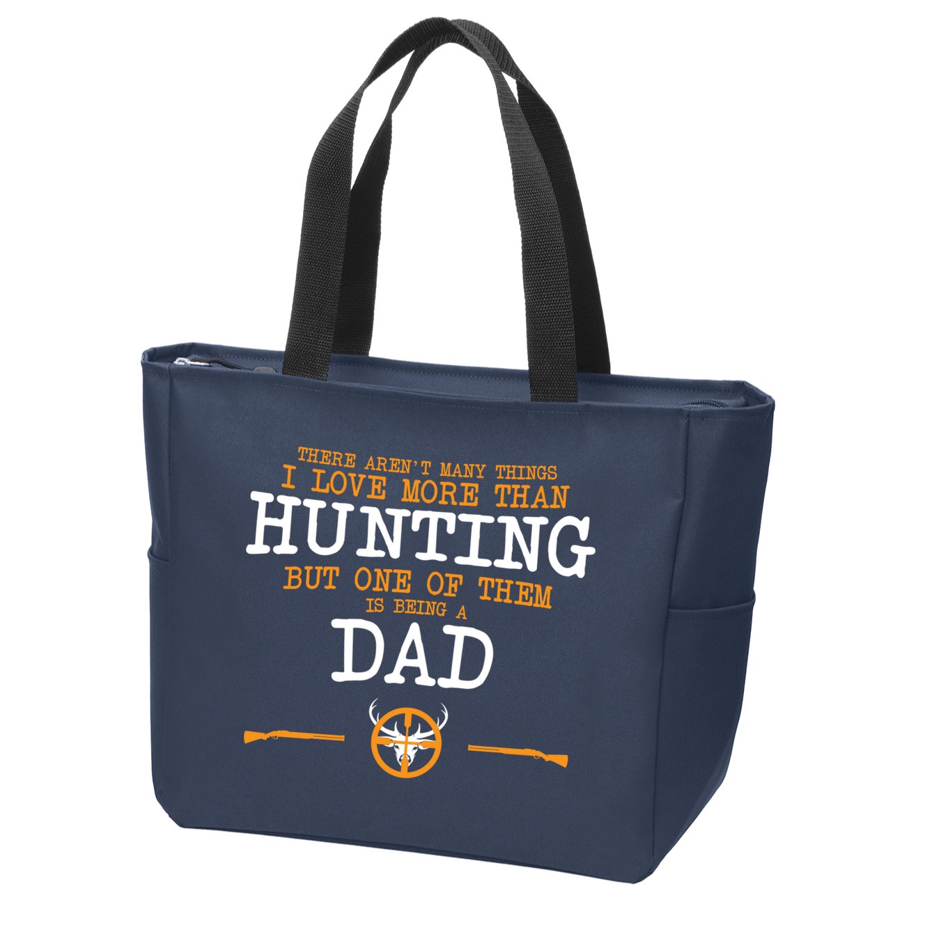 Hunting Dad Zip Tote Bag