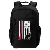 Hunting Deer Rifle Flag Daily Commute Backpack