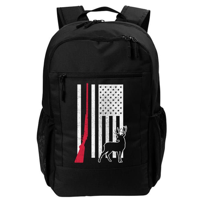 Hunting Deer Rifle Flag Daily Commute Backpack