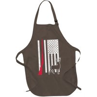 Hunting Deer Rifle Flag Apron