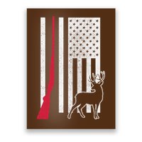 Hunting Deer Rifle Flag Poster