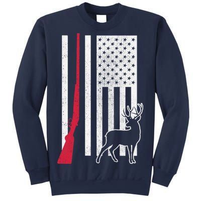 Hunting Deer Rifle Flag Sweatshirt