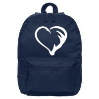 Hunting Fishing Antler Heart Hunter 16 in Basic Backpack