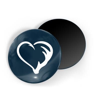 Hunting Fishing Antler Heart Hunter Magnet