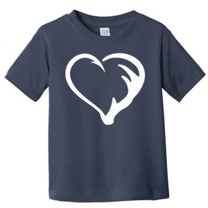 Hunting Fishing Antler Heart Hunter Toddler T-Shirt