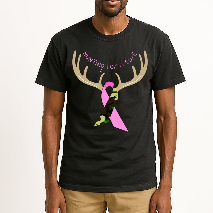 Hunting For A Cure Breast cancer Tall T-Shirt