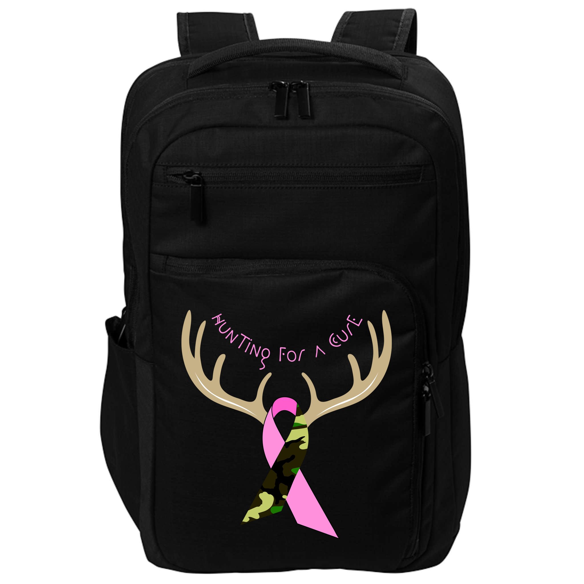Hunting For A Cure Breast cancer Impact Tech Backpack