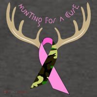Hunting For A Cure Breast cancer Vector Backpack