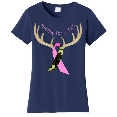 Hunting For A Cure Breast cancer Women's T-Shirt